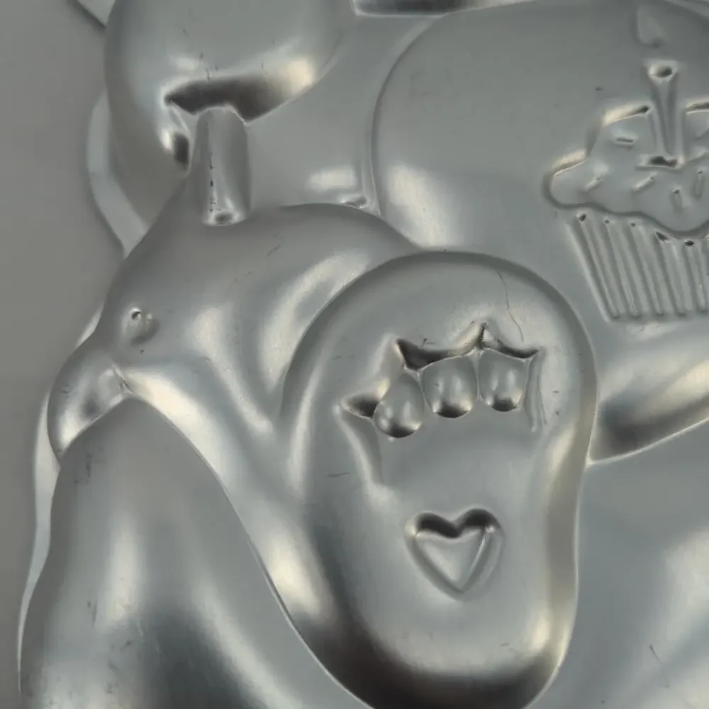 Vintage Wilton Care Bears Birthday Cake Pan 1983 #2105-1793 Aluminum Korea